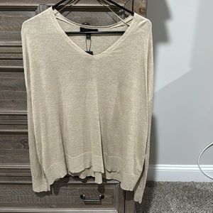 Banana Republic Tan Sweater- BRAND NEW with tags Size XL